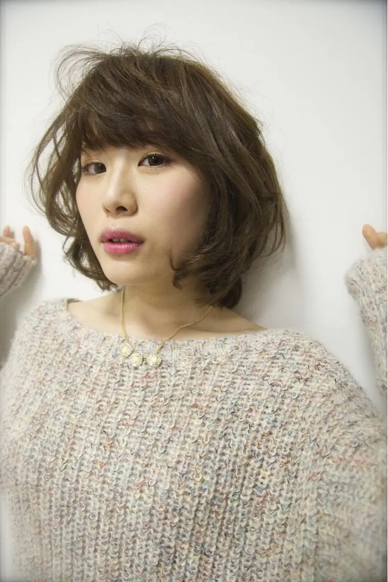 ミディアム カラー 髪質改善/デザイン/ 天王寺/奥野和広のヘアスタイル