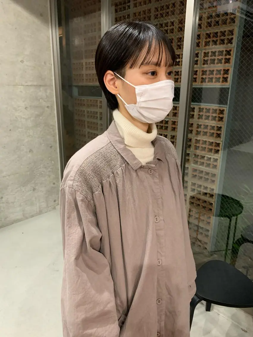 ショート カラー ボブパーマコテ巻き風 パーマNo1深江秀平のヘアスタイル