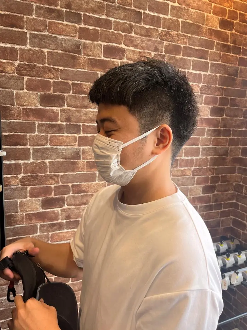 ショート カラー パーマ ヘアアレンジ メンズ キッズ ネイル マツエク・マツパ アイブロウ メンズハイライト メンズパーマ ブラウンカラー ケアカラー 透明感カラー 久木原 ゆりのヘアスタイル