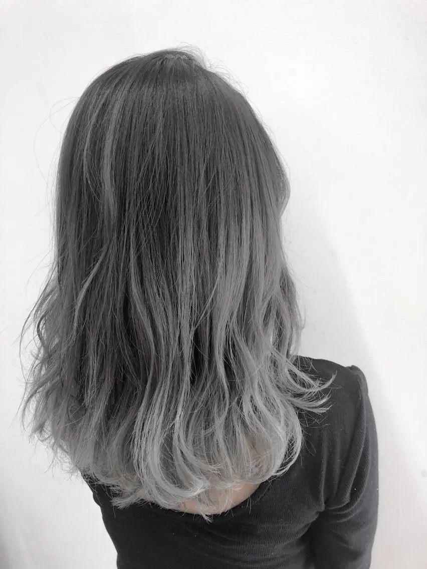 ミディアム カラー パーマ ヘアアレンジ ワンレンボブ シールエクステ ベージュカラー 透明感カラー ダブルカラー カット ヘアカラー トリートメント ブリーチカラー🔥 パーマ【佐々木凌平】のヘアスタイル