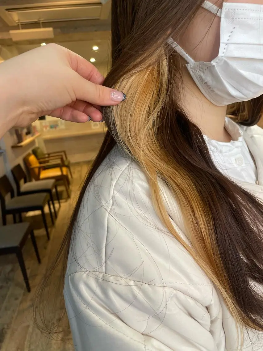ロング カラー ななほ⌇レイヤー カット⌇カラー🫧のヘアスタイル