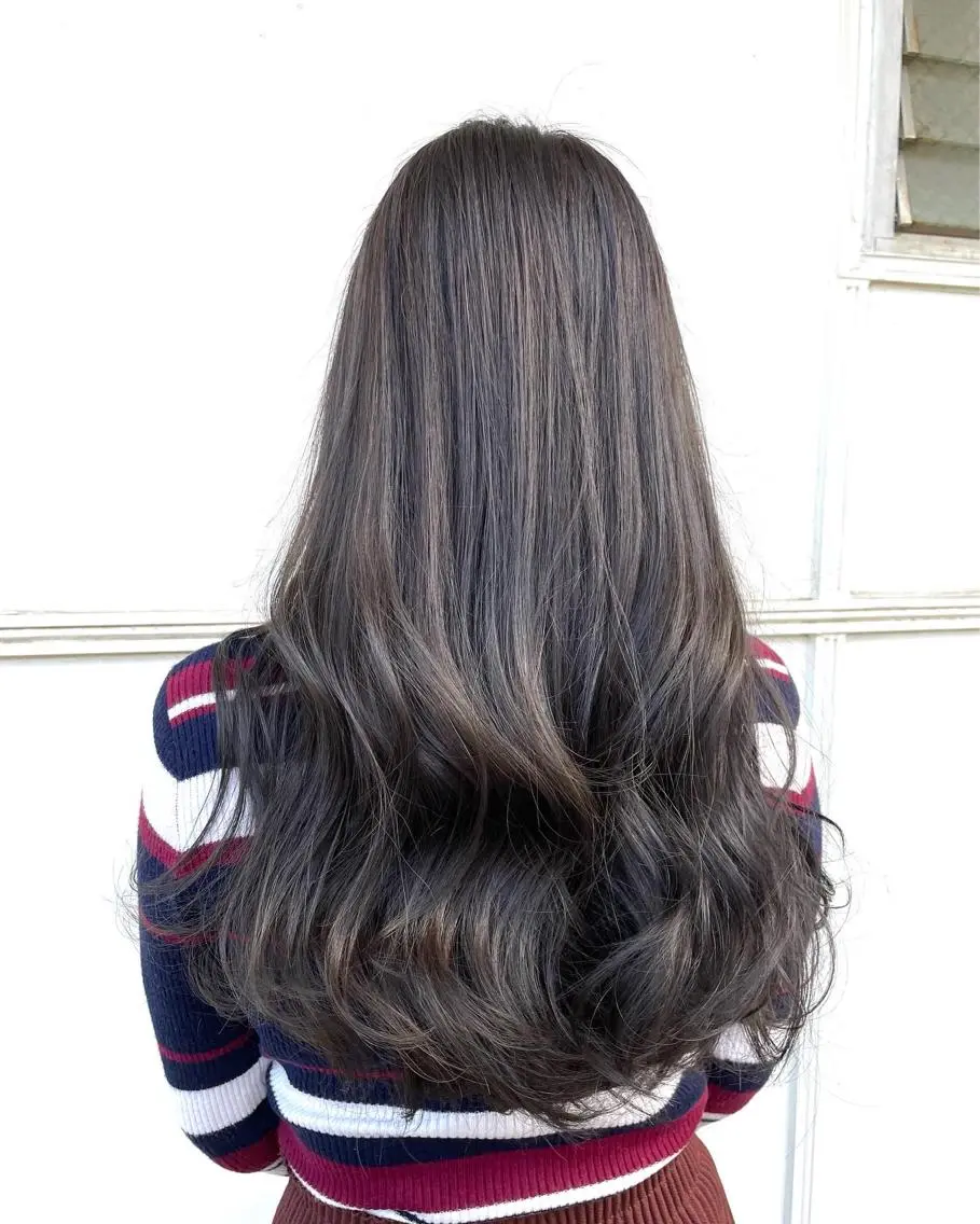 ロング カット ヘアカラー トリートメント 鈴木 雅人のヘアスタイル