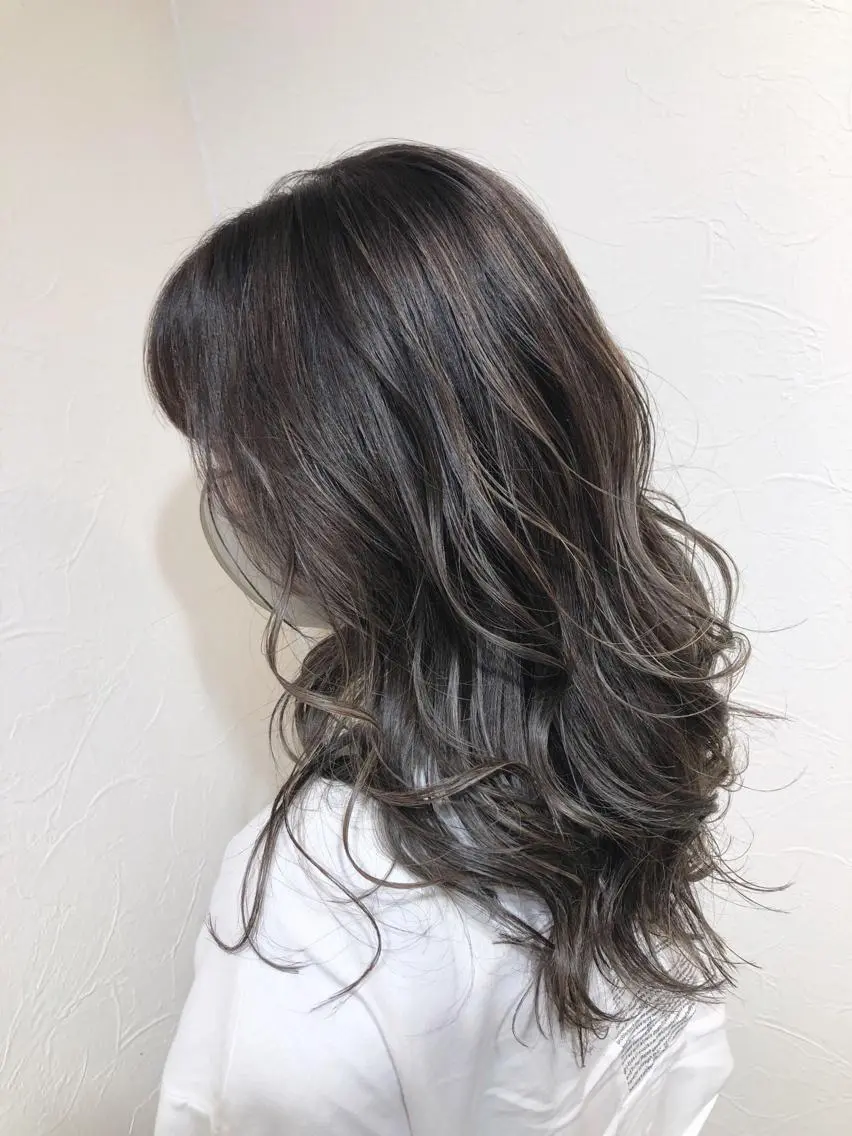 セミロング カラー カット ヘアセット 浦山 和之のヘアスタイル