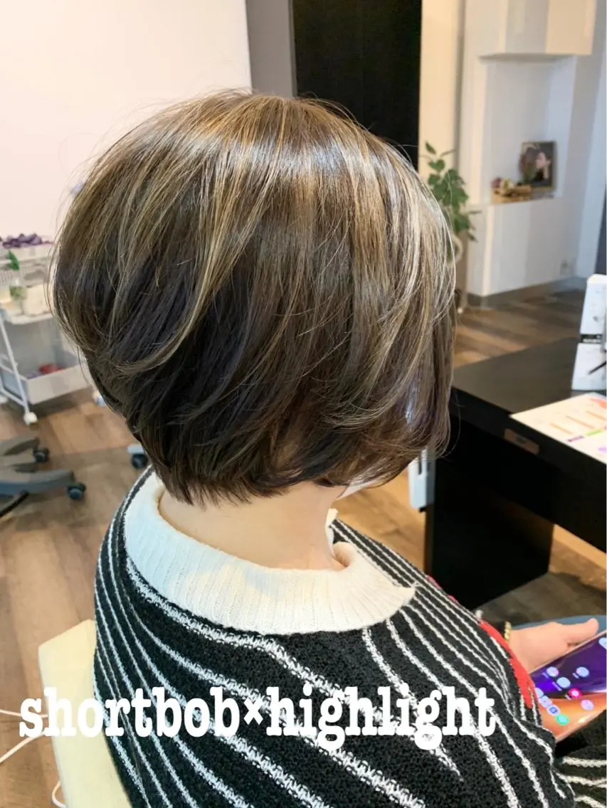 ショート カラー ヘアカラー トリートメント 【艶カラー】 STYLE 和泉俊希のヘアスタイル
