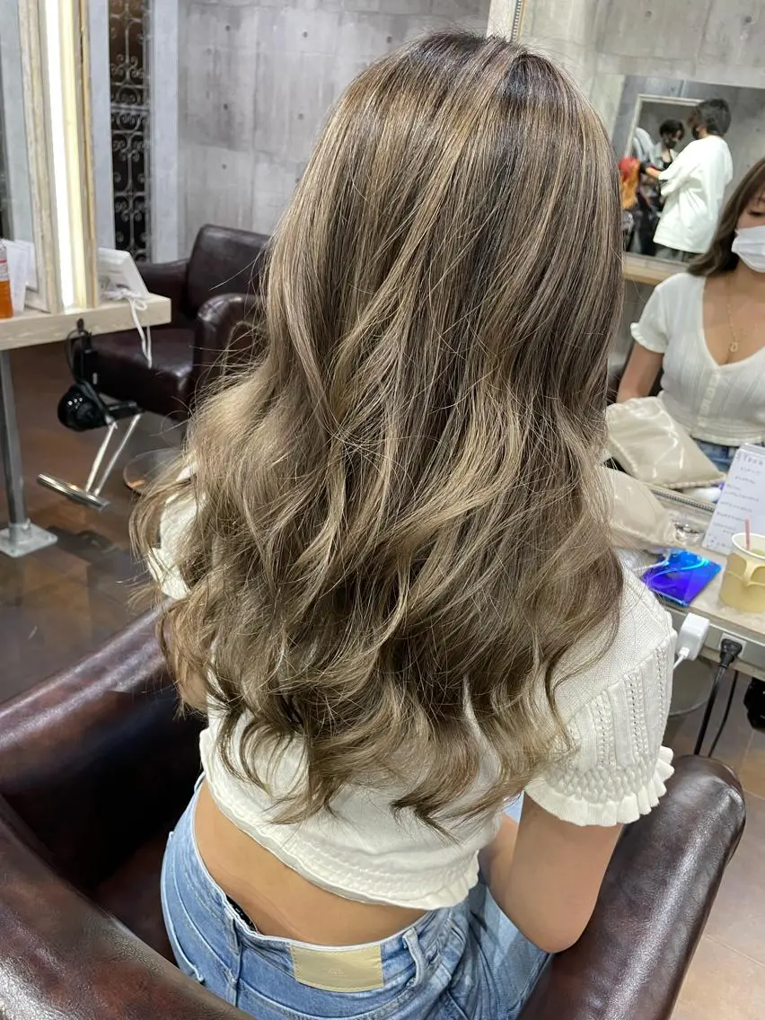 ロング カラー パーマ ヘアアレンジ メンズ キッズ ネイル マツエク・マツパ アイブロウ 北千住10分 肥高　壮汰のヘアスタイル
