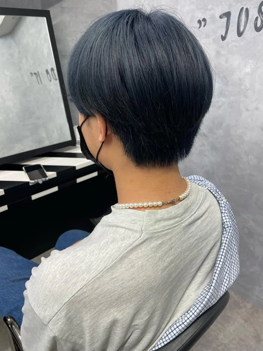メンズ 縮毛矯正・髪質改善 特化 出納 直起のヘアスタイル
