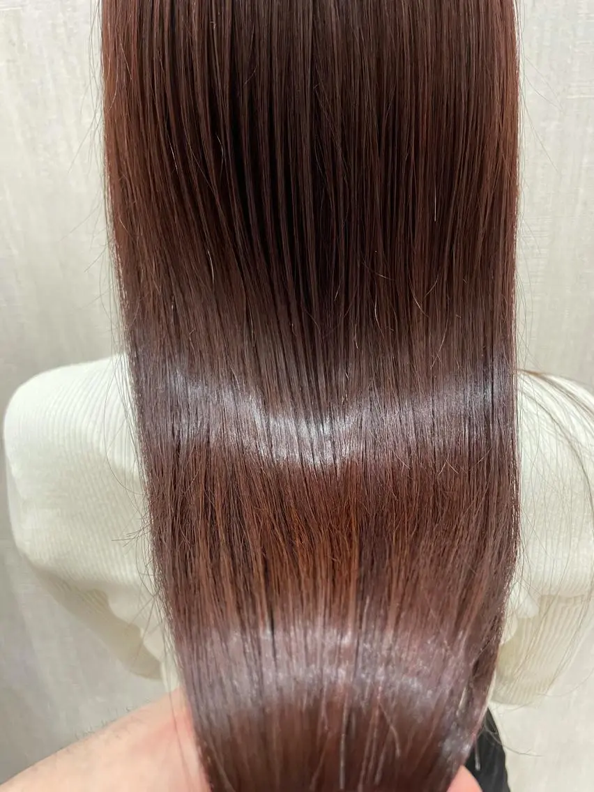 ロング カット ヘアカラー トリートメント 店長✨レイヤー✖️ 髪質改善✖️韓国ヘアのヘアスタイル