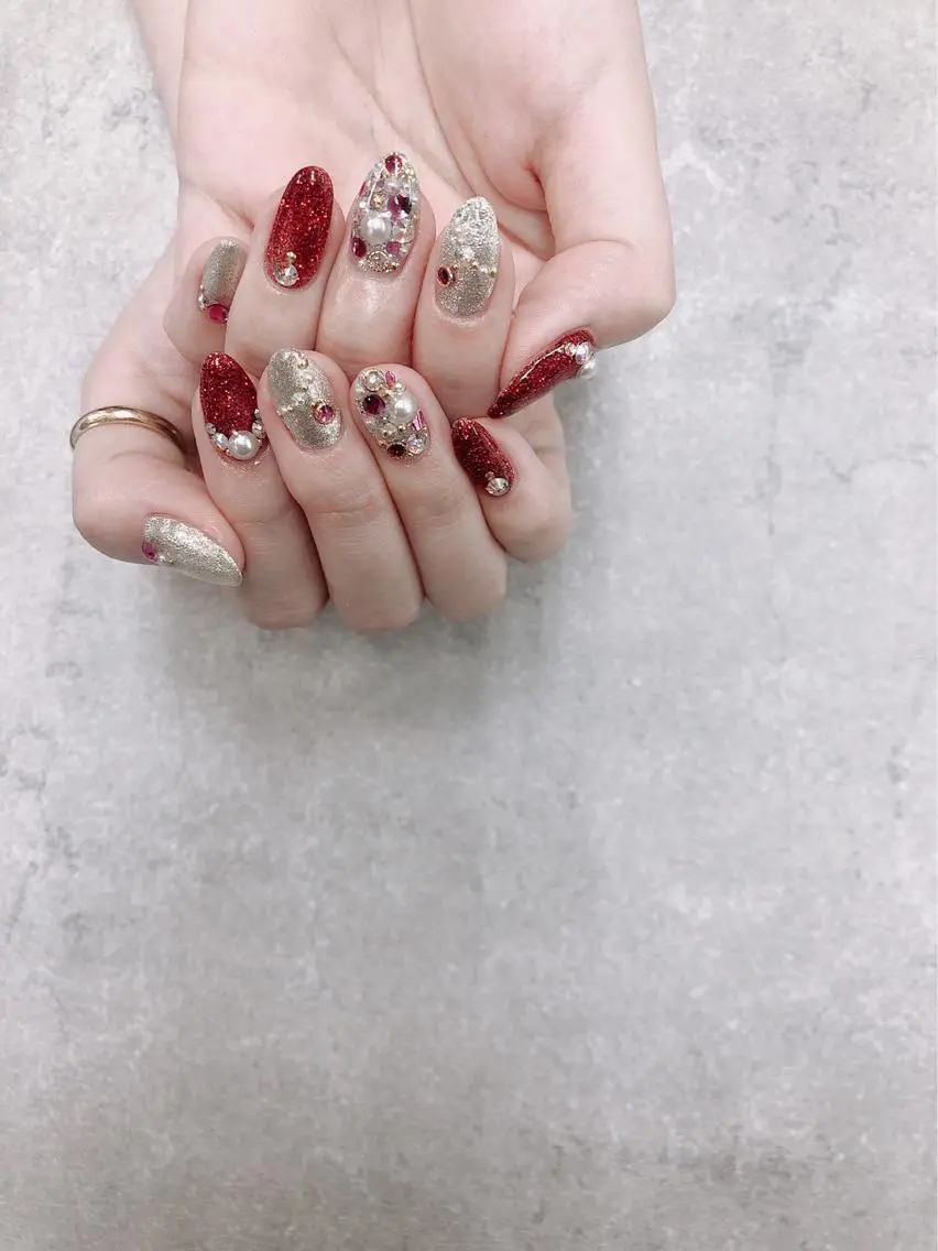 ネイル 冬ネイル ハンドネイル ハンドケア FASTNAIL PLUS 新宿店のネイルデザイン