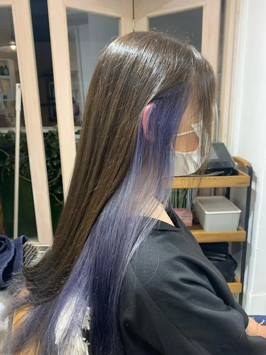 ミディアム カラー ヘアアレンジ ネイル ヘアカラー トリートメント Sia中野新橋 『JUNYA』のヘアスタイル