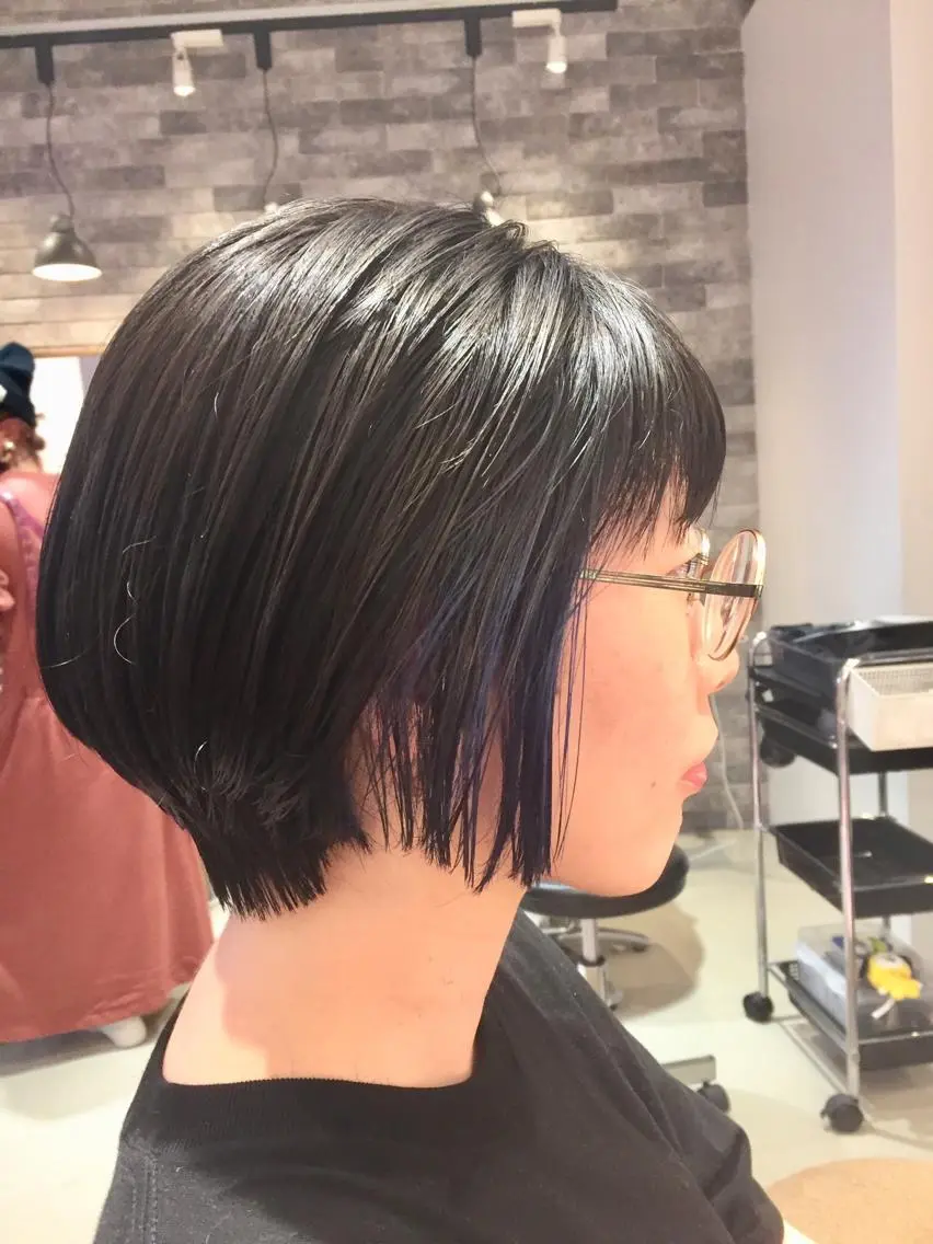 ショート ショートヘア カット ヘアカラー トリートメント 所渉/韓国レイヤー /ウルフカットのヘアスタイル