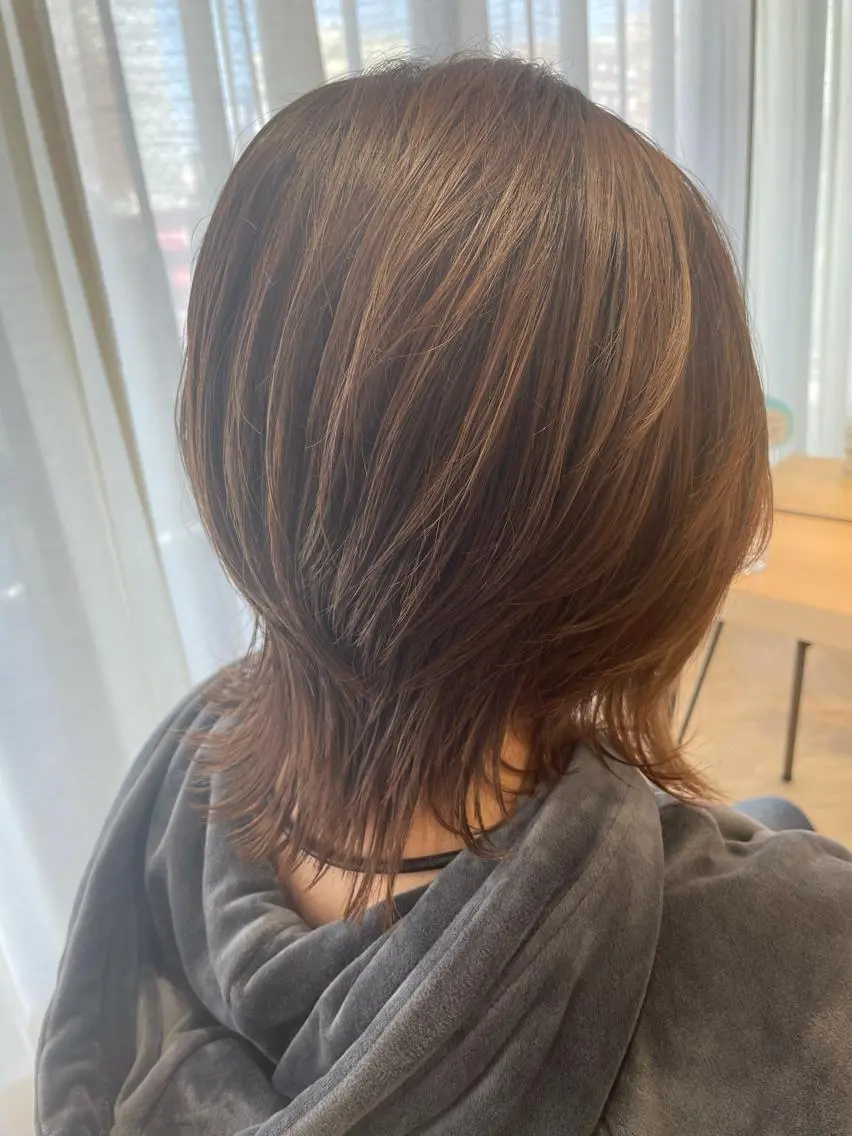 ミディアム AVANCE 長尾 尚悟のヘアスタイル