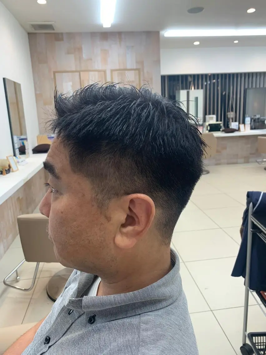 カラー メンズ 髪質改善/艶感カラー 田中 陵のヘアスタイル