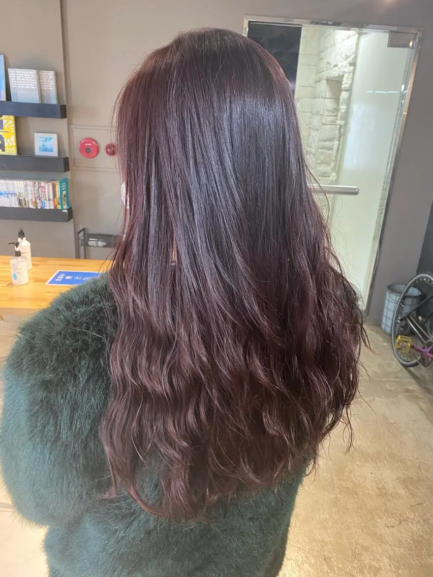 ロング カラー ヘアアレンジ メンズ キッズ ネイル マツエク・マツパ 透明感カラー🤎 ゆりのヘアスタイル