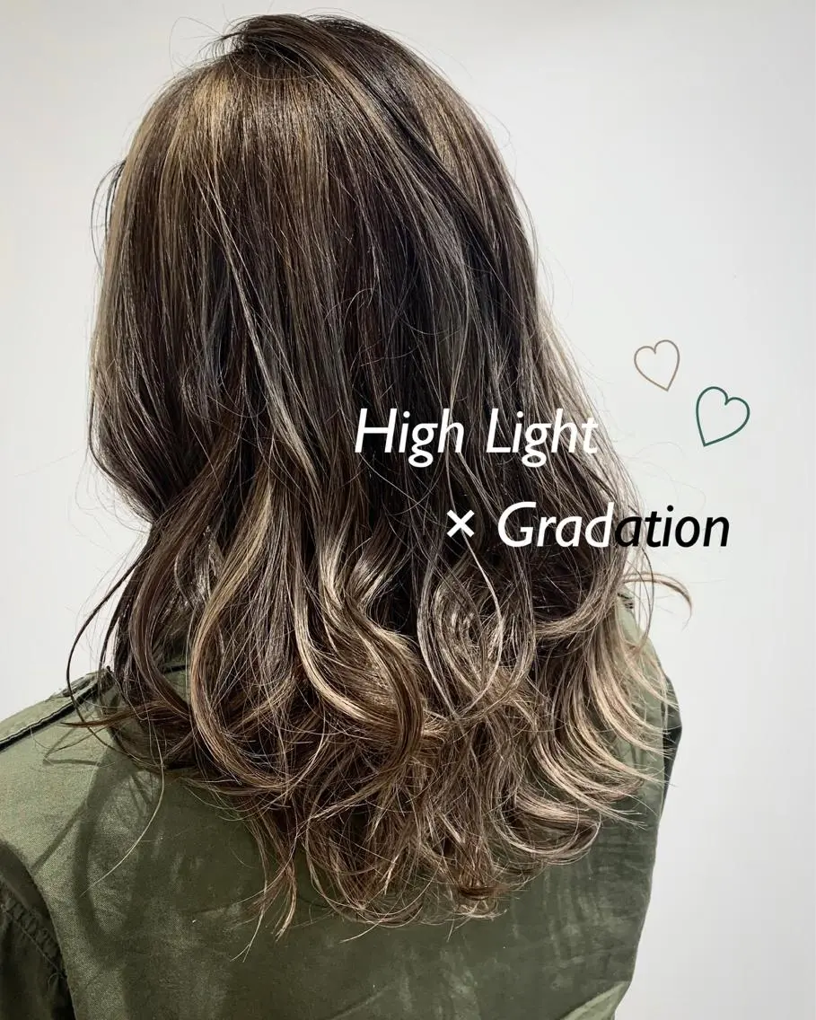 セミロング カラー 💎 透明感カラー ✨Erina 💎のヘアスタイル