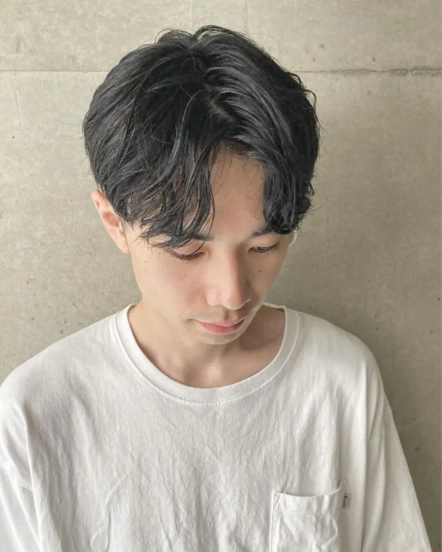 メンズ カット パーマ SCENEbyRAD helmのヘアスタイル