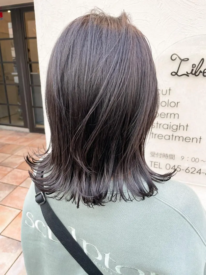 ミディアム 熊崎 樹のヘアスタイル