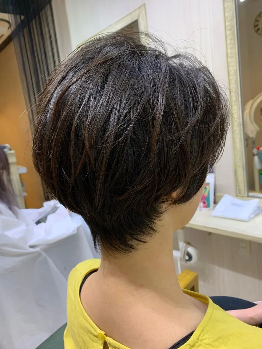 ショート ショートヘア 【全部無料🙇】 おがわようしんのヘアスタイル
