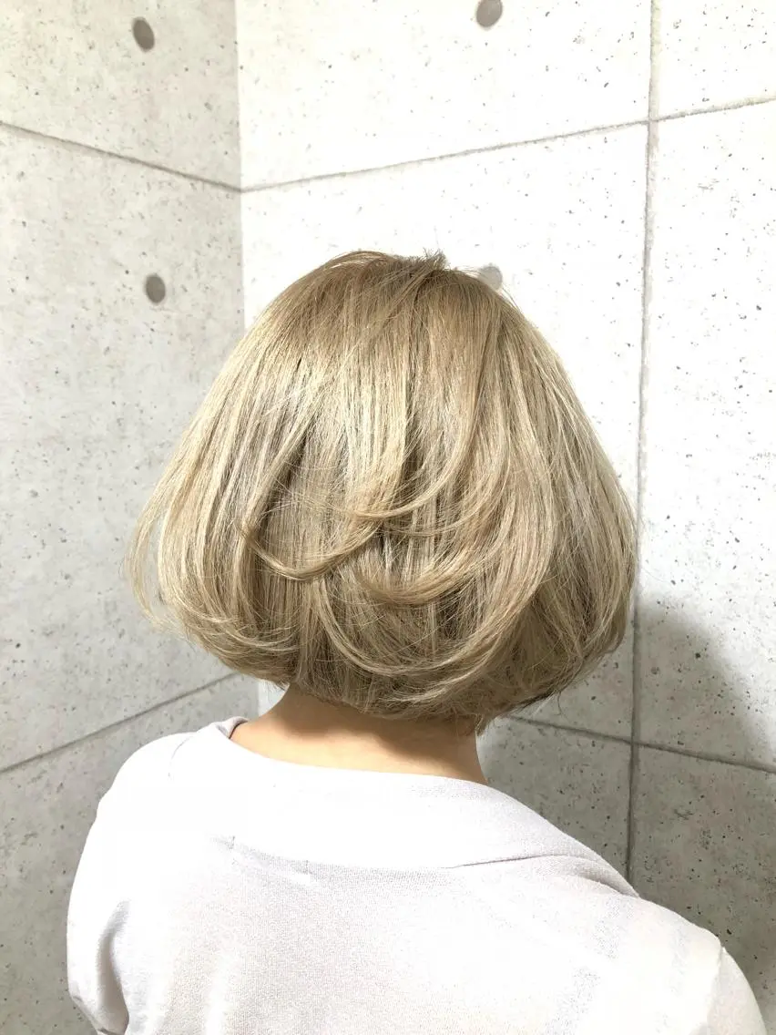 ショート カラー ブロンド ヘアカラー トリートメント miki 🦎のヘアスタイル