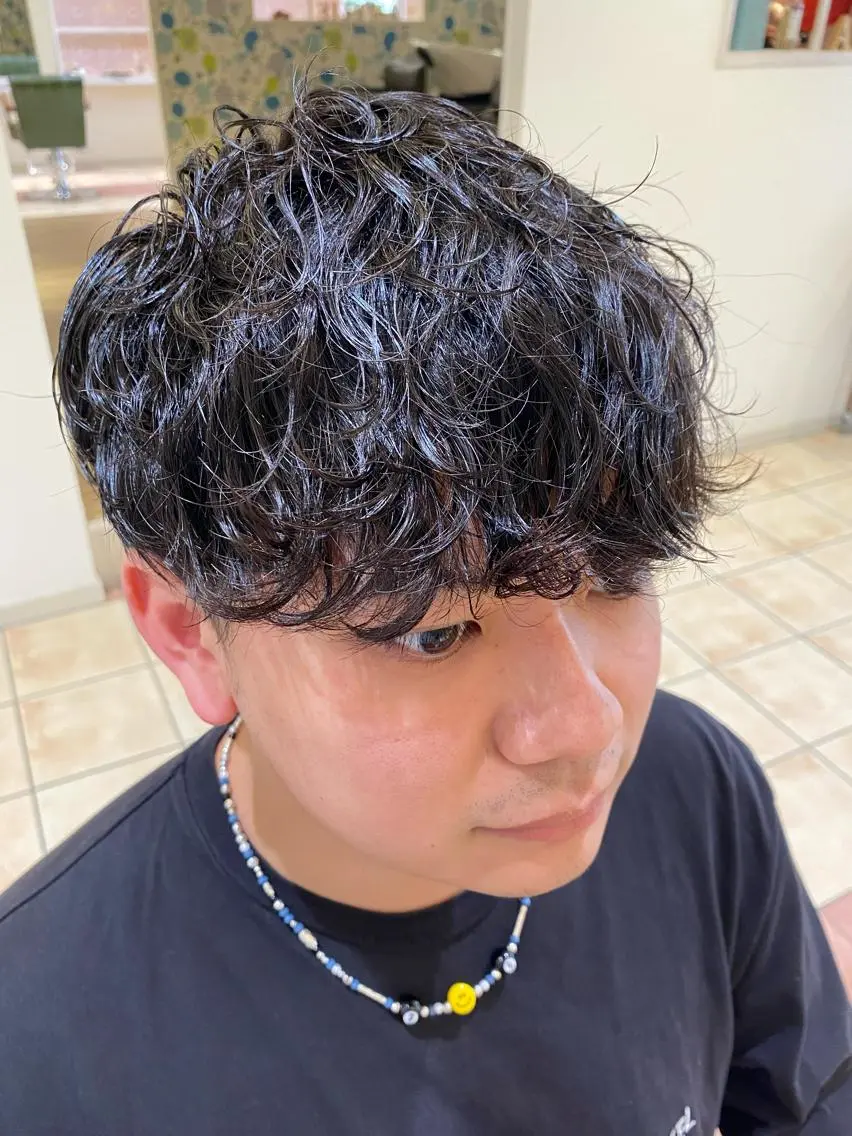 ショート パーマ カット パーマ トリートメント さこだ しょうた 【副店長】のヘアスタイル