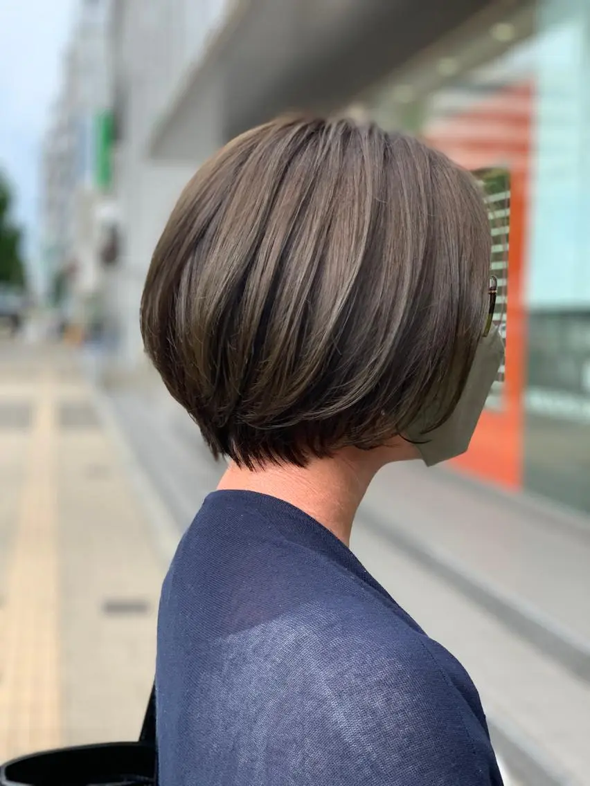 ショート ショートボブ ボブ ショートヘア カット ヘアカラー arc. arc.のヘアスタイル