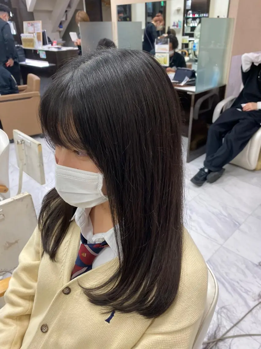 ロング レイヤーカット シャギー 目黒 碧人のヘアスタイル