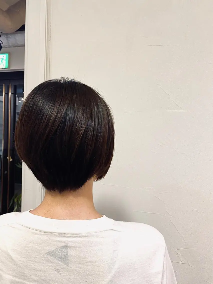 ショート ショートボブ ボブ ショートヘア 宮腰 瑠果のヘアスタイル