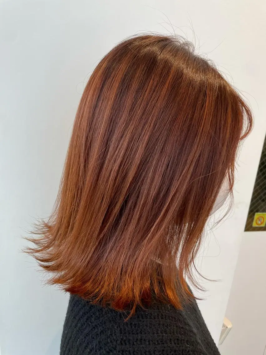 ショート カラー ヘアカラー 美髪形成!色素改善! 秋田 和輝のヘアスタイル