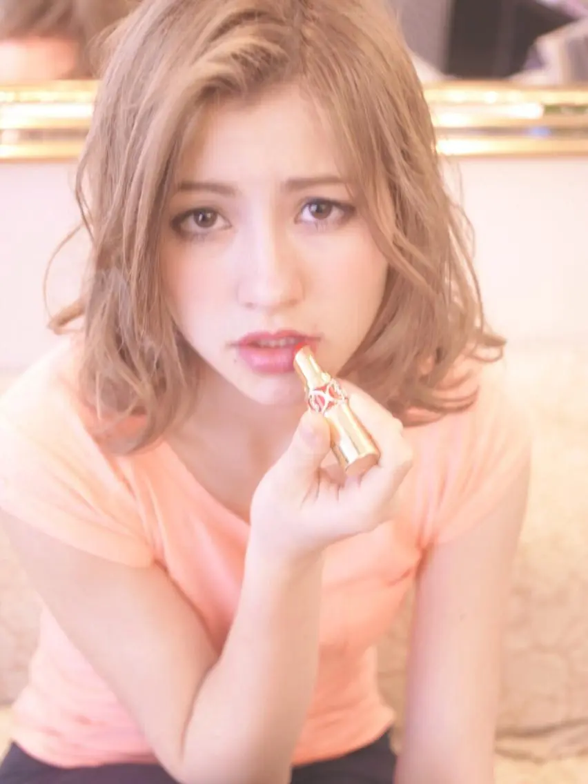 ミディアム 浜田 敦史のヘアスタイル