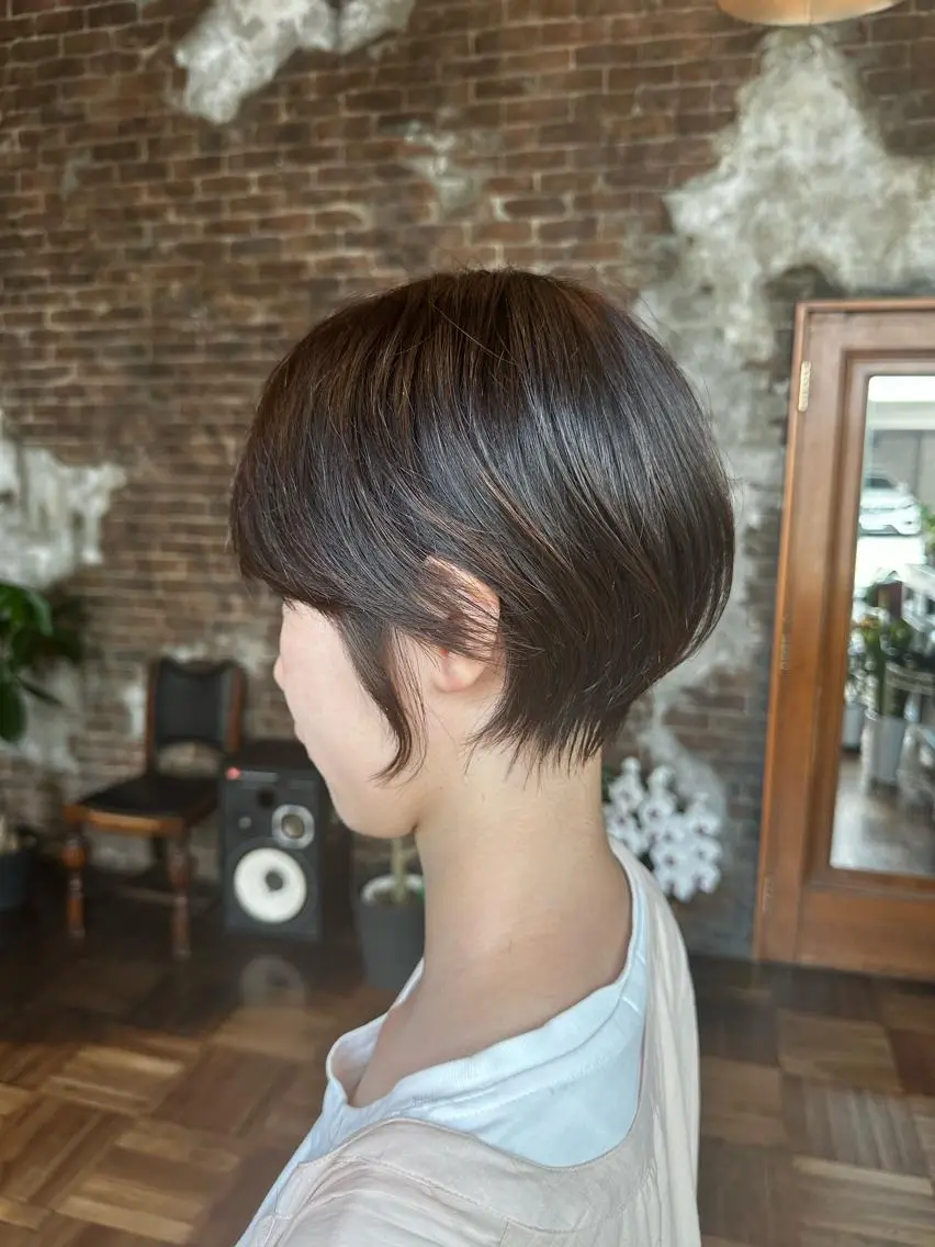 ショート カット トリートメント ヘッドスパ 韓国レイヤー✨ yasuko銀座のヘアスタイル