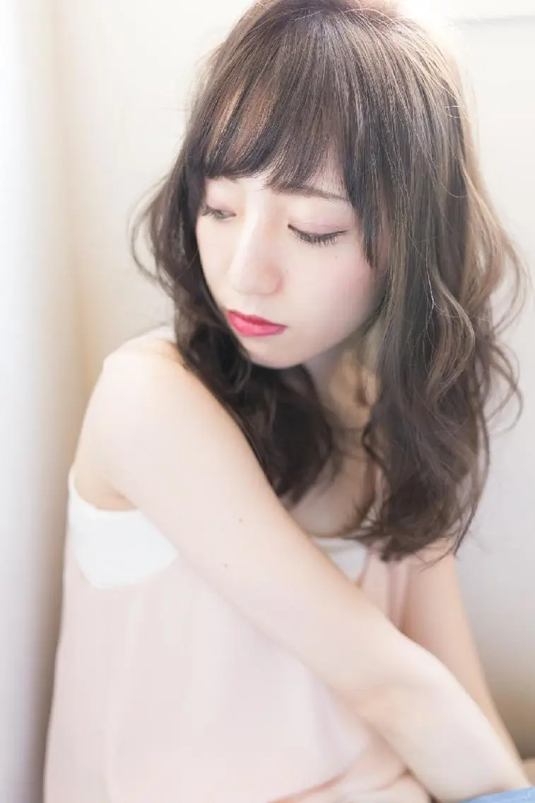 ロング カラー パーマ ヘアアレンジ メンズ キッズ ネイル マツエク・マツパ ロング ロングネイル 【西八王子】Siq ●FM●オーナーのヘアスタイル
