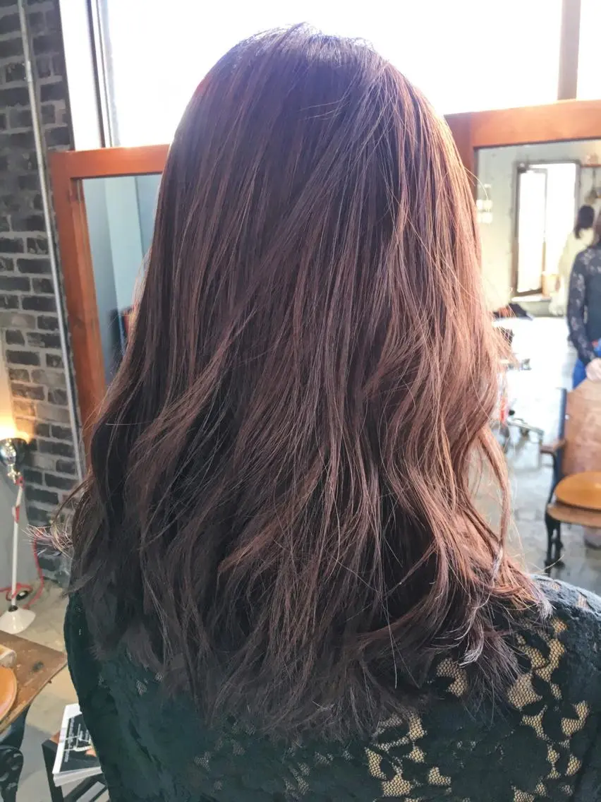 ロング カラー バレイヤージュ 透明感カラー ハイライトカラー ラベンダーカラー ピンクカラー ヘアカラー トリートメント 代表 中島貴志のヘアスタイル