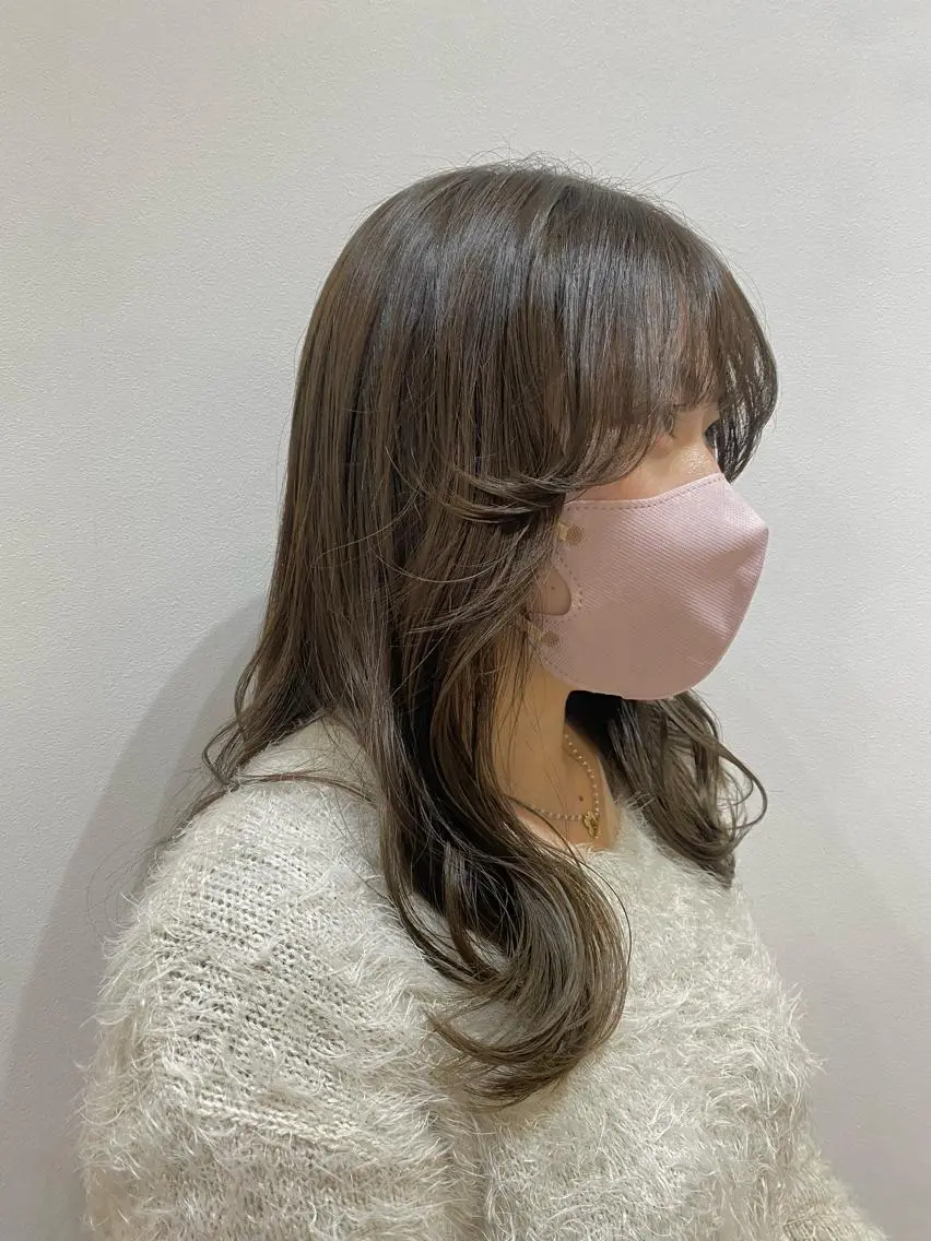 ロング カラー バレイヤージュ ブリーチ ケアブリーチ デザインカラー ダブルカラー ♡オシャ髪♡AI ✂️newi町田のヘアスタイル