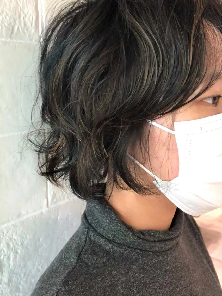 ショート カラー デザインカラー ハイライトカラー ハイライト ブリーチモデル募集中 小柴のヘアスタイル