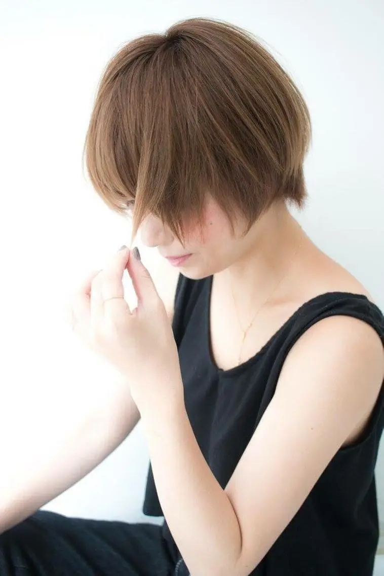ショート ミディアム カラー 内藤 達也のヘアスタイル
