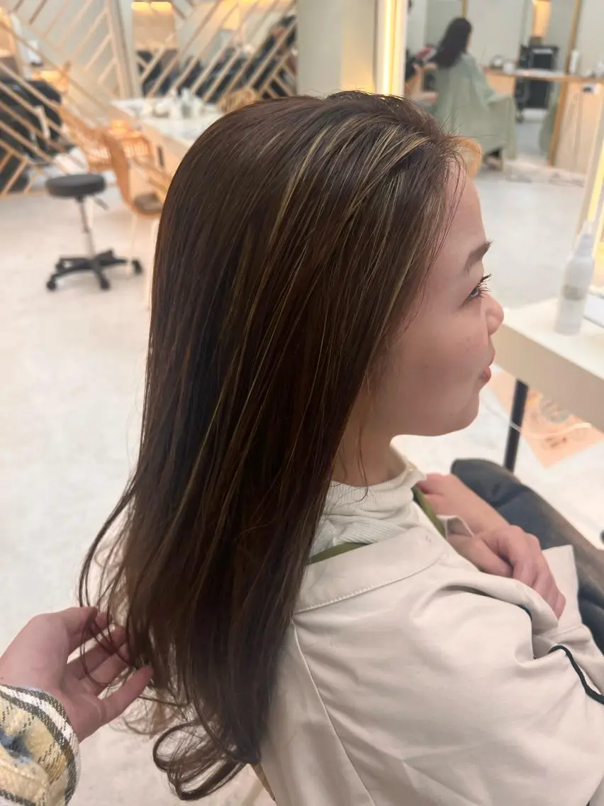 ロング 橋爪 明日香のヘアスタイル