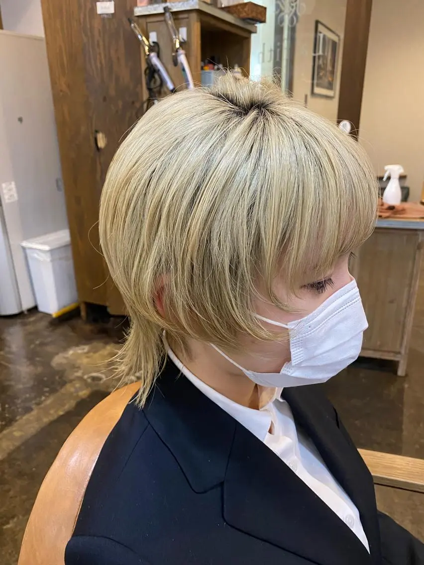 ショート ウルフカット カット 髪質改善推し 巽のヘアスタイル