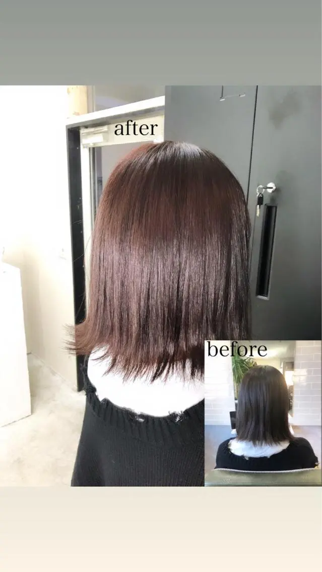 ミディアム カラー ヘアカラー トリートメント 韓国ヘア🇰🇷 RYOTAのヘアスタイル