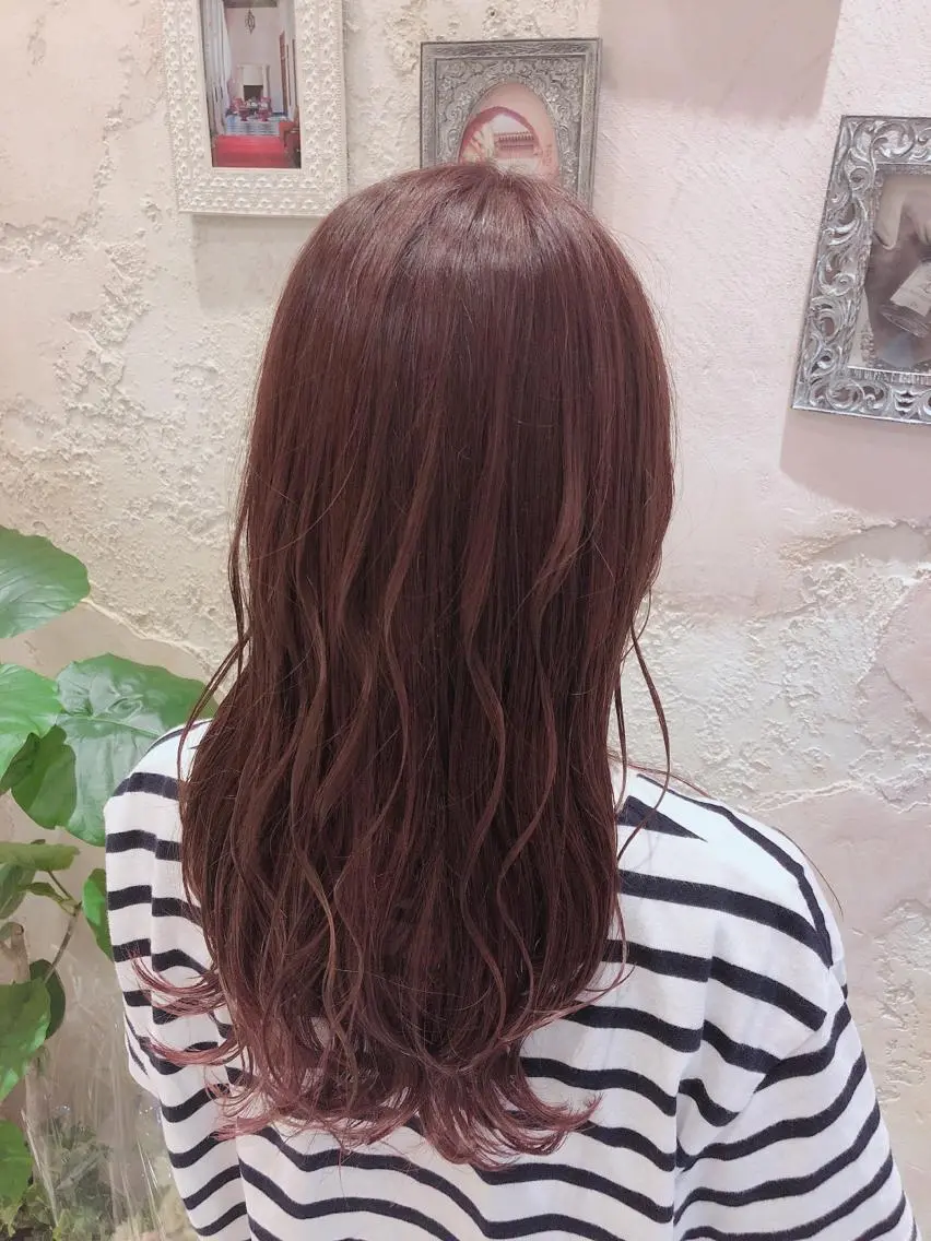 ミディアム カット ヘアカラー トリートメント 代表山口ひな 髪質改善のプロのヘアスタイル