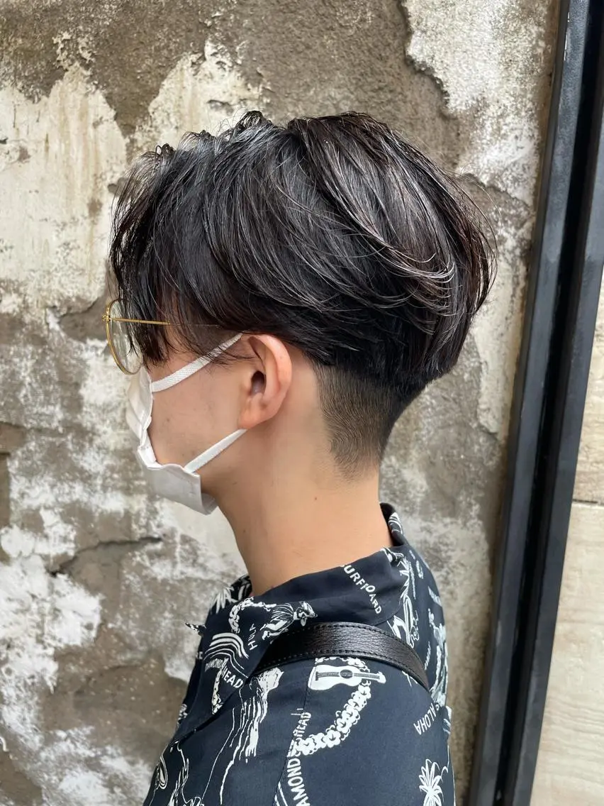 ショート カット パーマ マネージャー 山城洸希のヘアスタイル