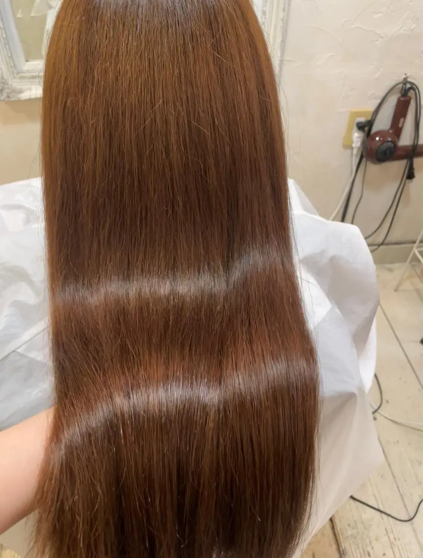 ロング ボブ トリートメント momoka Jr.stylistのヘアスタイル