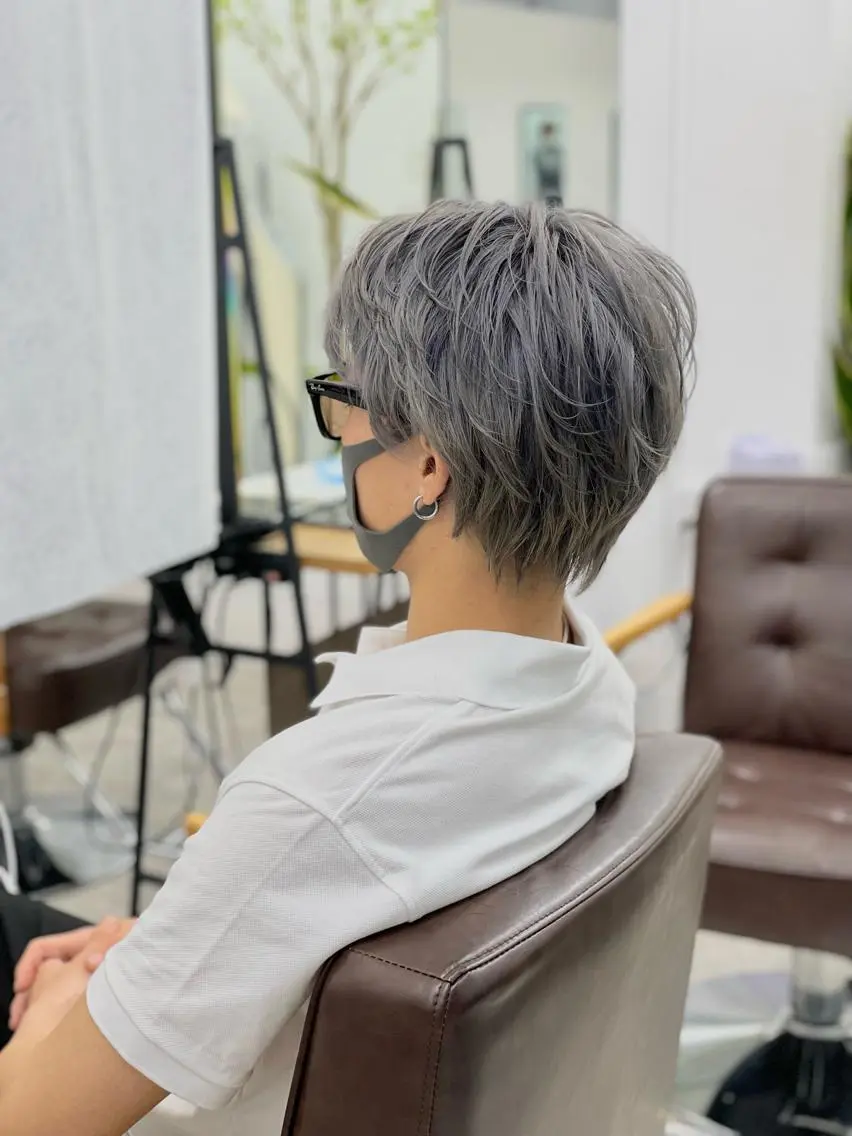 ショート ショートヘア カラー特化サロン ピリナ相武台前のヘアスタイル