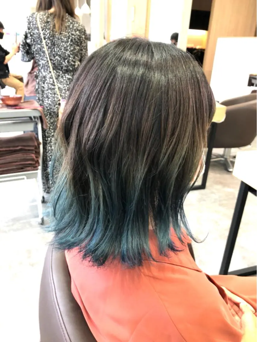 カラー グラデーションカラー 似合わせカットカラー 望月一生のヘアスタイル