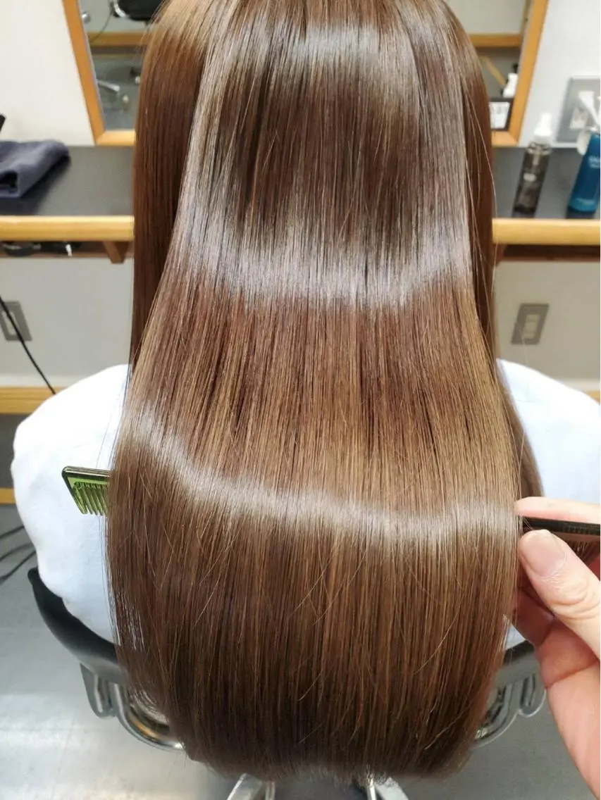 ロング 田口 樹理のヘアスタイル