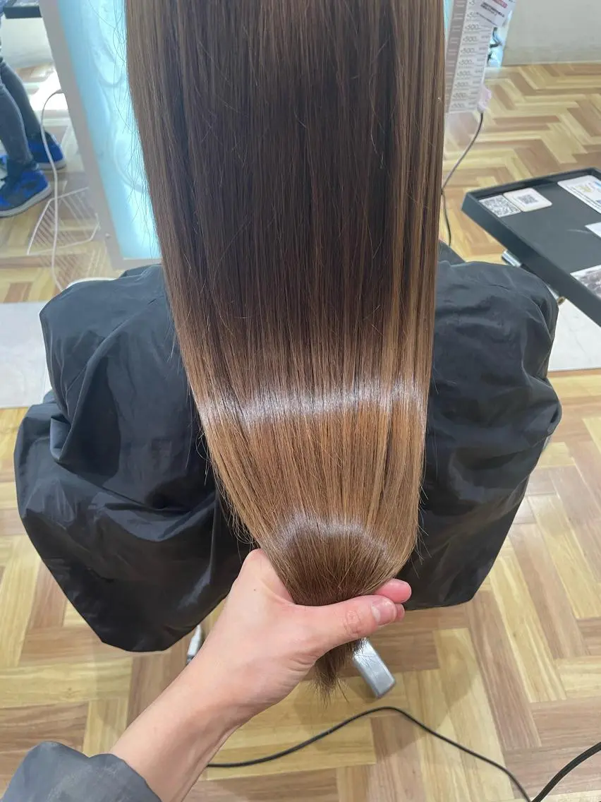 ロング カット トリートメント 福森 みずきのヘアスタイル