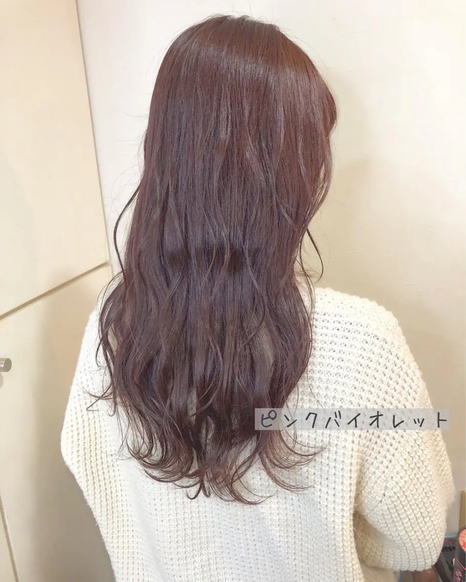 ロング カラー ブリーチ ブリーチなしカラー あさだ しゅうたろうのヘアスタイル