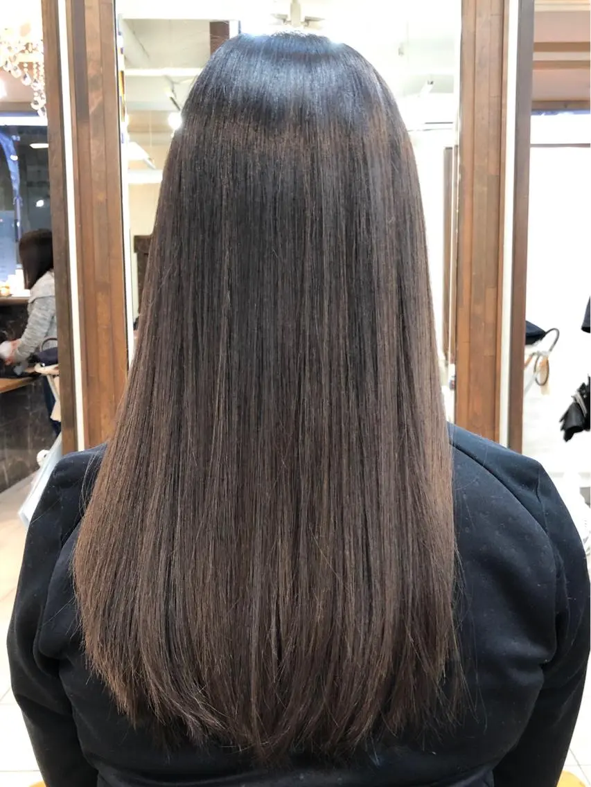 ロング 髪質改善 カセヤ リョウのヘアスタイル