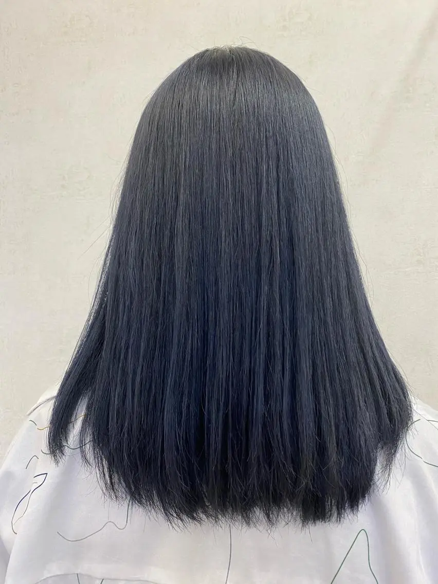ロング メンズ縮毛矯正 ニュアンスパーマのヘアスタイル