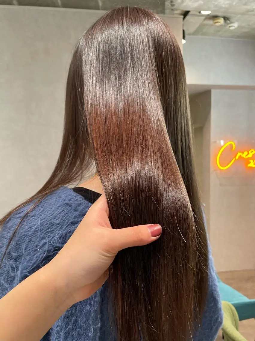 ロング カラー トリートメント ヘアカラー ナチュラル透明感🌱 小山美樹子のヘアスタイル