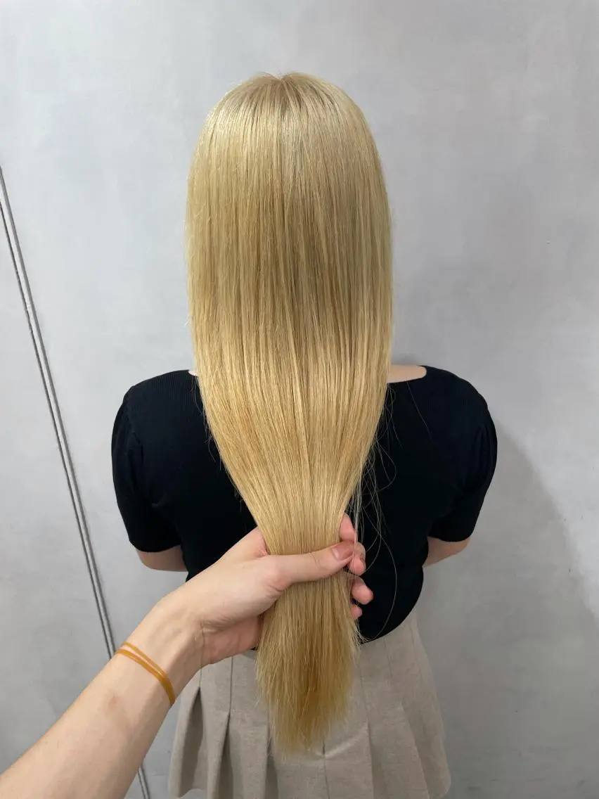 ロング カラー ブロンド 🔷ダブルカラーハイ トーン🔷櫻井走のヘアスタイル