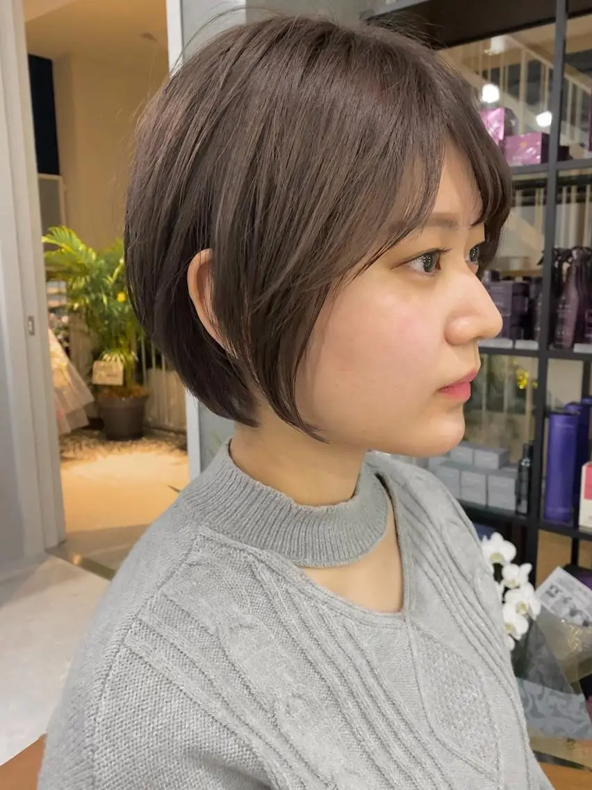 ショート バレイヤージュ特化/ アキラのヘアスタイル